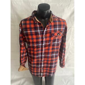Legendary Whitetails The Original Buck Camp Multi Plaid Flannel Men’s Medium